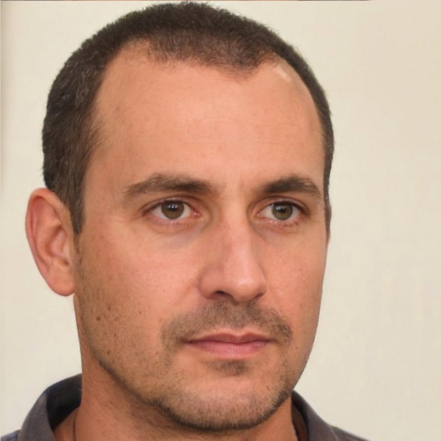 Portrait of Declan Farrugia, lead practitioner